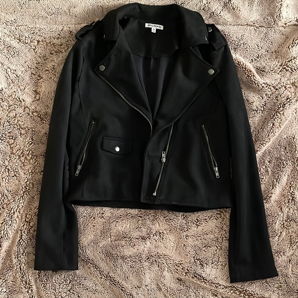 Suede Black Jacket